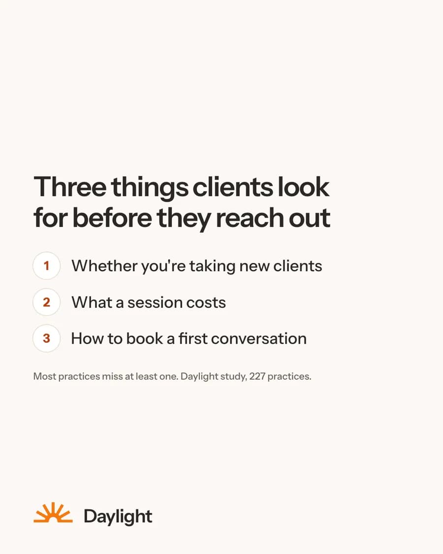 A post with three tips